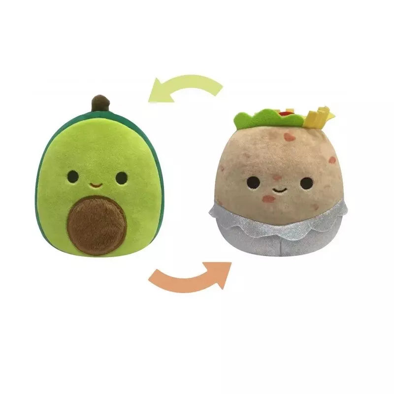 Squishmallow Flip a Mallows Avocado/Taco Bamse (13 cm)