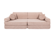 Large Modular Sofa for Kids - Slimcord Corduroy Pink