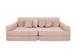 Large Modular Sofa for Kids - Slimcord Corduroy Pink