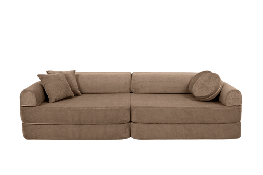 Large Modular Sofa for Kids - Slimcord Corduroy Brown
