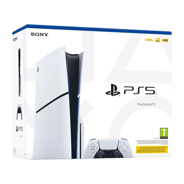 Sony PlayStation 5 Standard Slim, 1TB - Ny