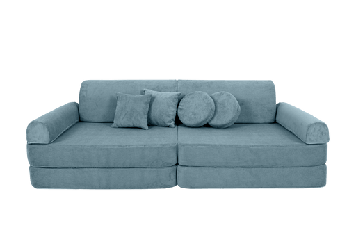 Large Modular Sofa for Kids - Slimcord Corduroy Turquise