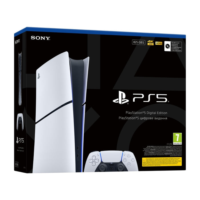 Sony PlayStation 5 Digital Slim, 825gb - Helt ny