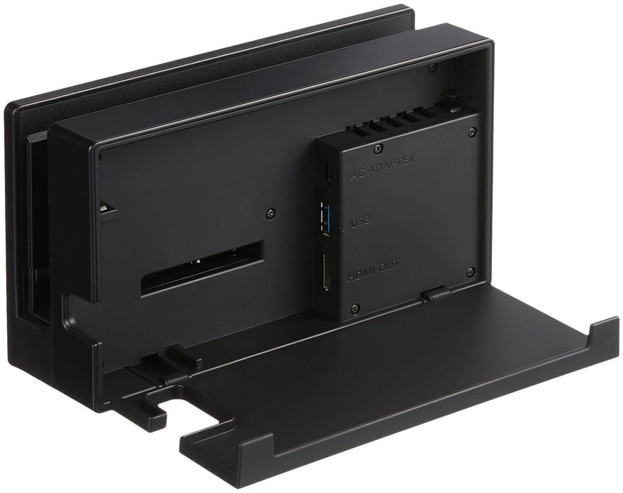 Nintendo Switch Dock + Oplader - Sort (V1) - Original (Refurbished)