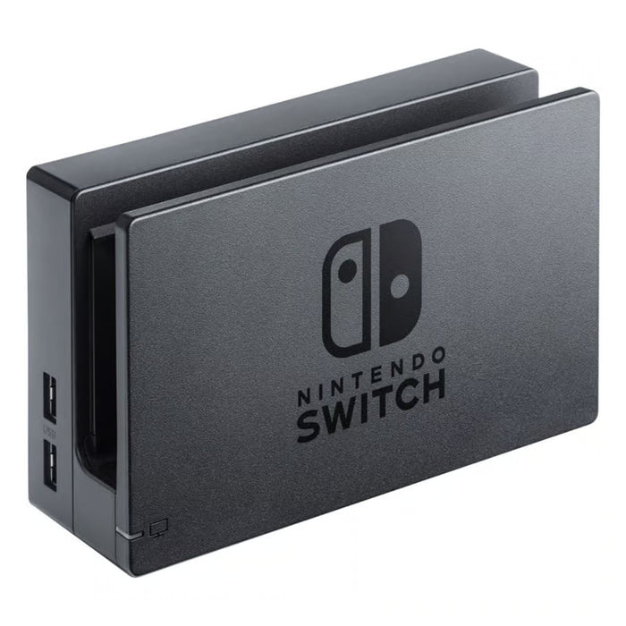 Nintendo Switch Dock + Oplader - Sort (V1) - Original (Refurbished)