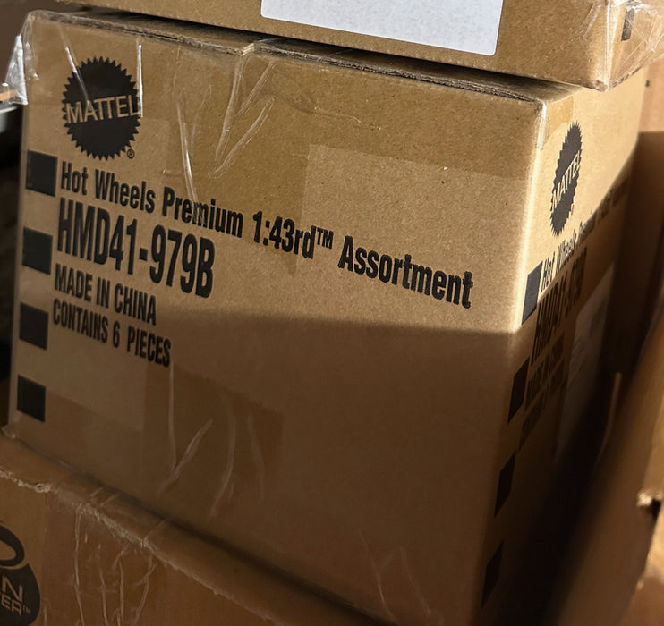 Hot Wheels Premium 1:43 Scale Collectible Car (6 styk) HMD41-979B