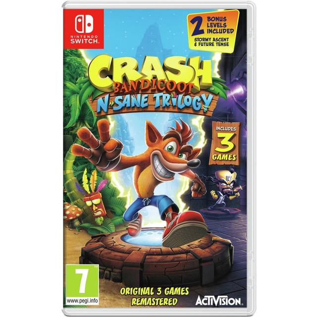 Crash Bandicoot N. Sane Trilogy - Nintendo Switch (Brugt)