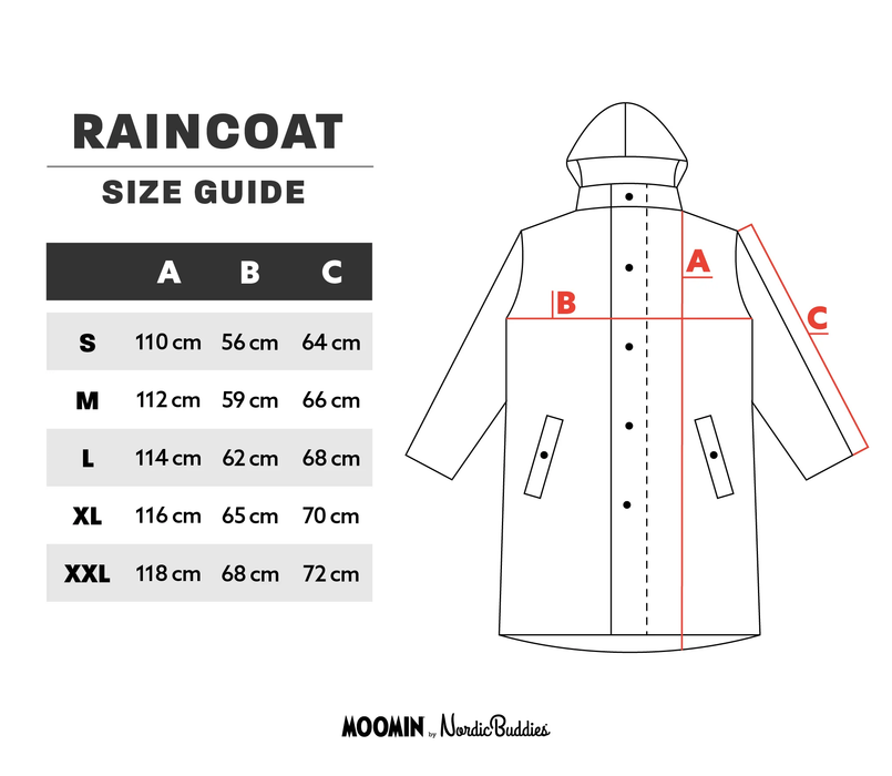 Moomin Adventure Rain Jacket - Yellow