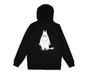 Moomintroll's Temper Hoodie Unisex - Black