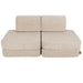 Small Modular Sofa for Kids - Slimcord Ecru