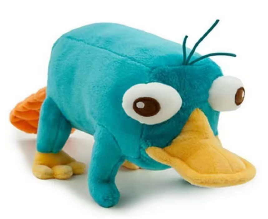 Phineas & Ferb: Næbdyret Perry, Bamse (25cm)