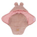 Baby Swaddle with Bear Ears – Powder Pink