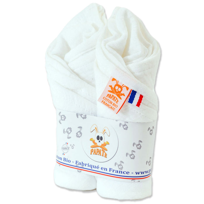 Sutteklud i Økologisk Bomuld - Hvid