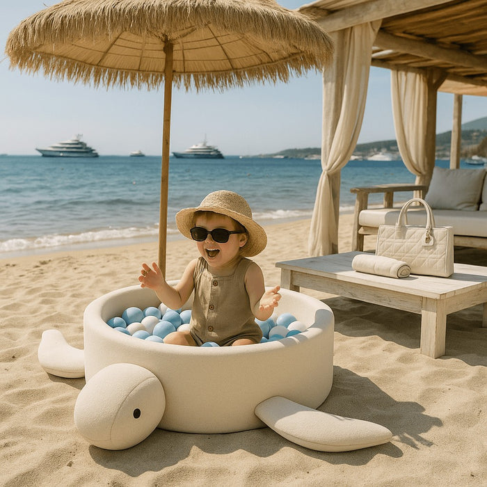 Foam Baby Ball Pit - Turtle Boucle