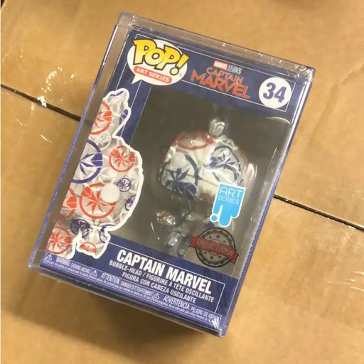 Funko Pop! Art Series: Marvel, Patriotic Age - Captain Marvel #34 (inkl. Hard Acrylic Box) - ADLR Poké-Shop