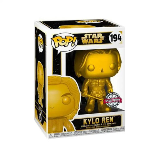 Funko Pop! Star Wars, Kylo Ren #194 (Gold Plated) - ADLR Poké-Shop