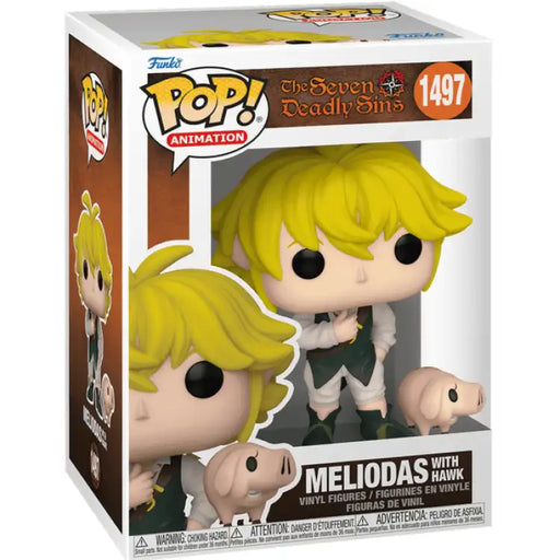 Funko POP! - The Seven Deadly Sins: Meliodas with Hawk #1497 - ADLR Poké-Shop