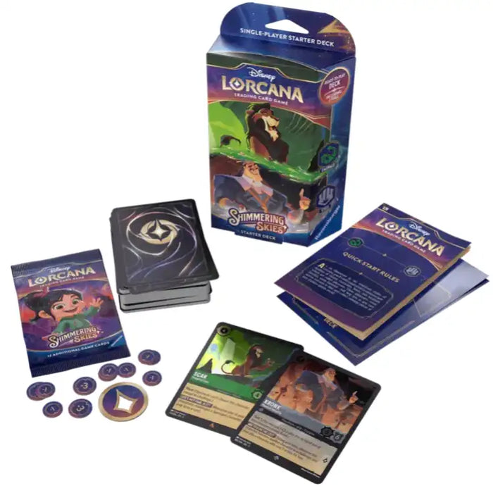 Lorcana TCG: Set 5 - Shimmering Skies - Starter Deck: Emerald/Steel (Scar & Kronk) - ADLR Poké-Shop