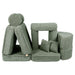 Medium Modular Sofa for Kids - Churros Sage Green Plus