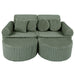 Medium Modular Sofa for Kids - Churros Sage Green Plus