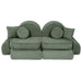 Medium Modular Sofa for Kids - Churros Sage Green Plus