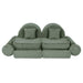 Medium Modular Sofa for Kids - Churros Sage Green Plus