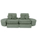 Medium Modular Sofa for Kids - Churros Sage Green Plus