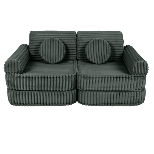 Medium Modular Sofa for Kids - Churros Forest Green