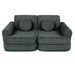 Medium Modular Sofa for Kids - Churros Forest Green