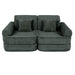 Medium Modular Sofa for Kids - Churros Forest Green