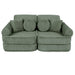 Medium Modular Sofa for Kids - Churros Sage Green