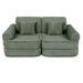Medium Modular Sofa for Kids - Churros Sage Green