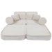 Medium Modular Sofa for Kids - Churros White