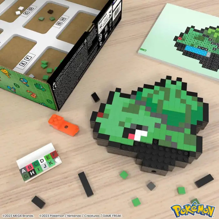 Mega Construx: Pokémon - Bulbasaur Pixel Art - Construction Set - ADLR Poké-Shop