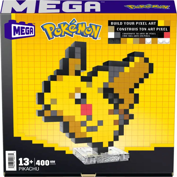 Mega Construx: Pokémon - Pikachu Pixel Art - Construction Set - ADLR Poké-Shop