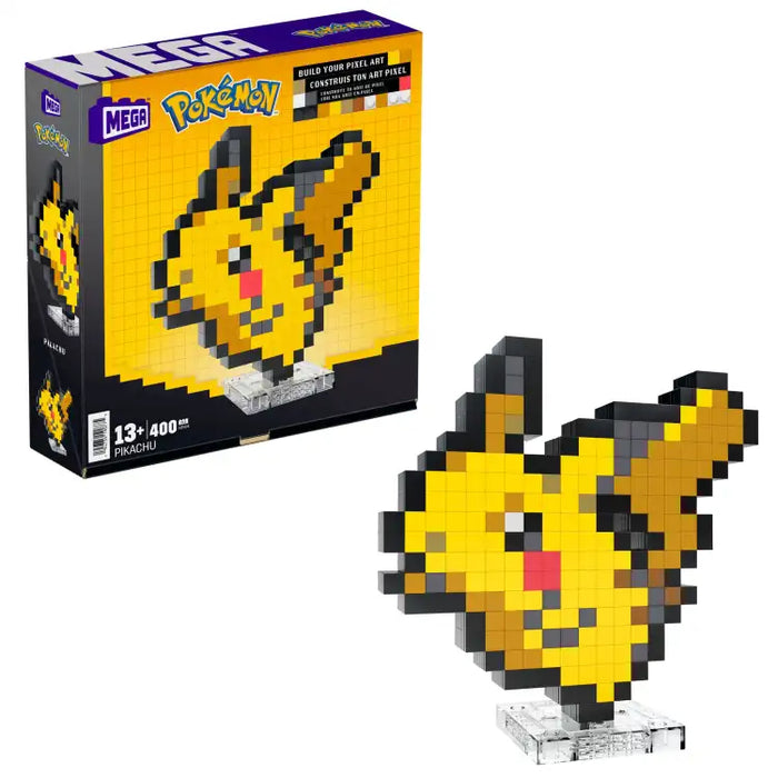 Mega Construx: Pokémon - Pikachu Pixel Art - Construction Set - ADLR Poké-Shop