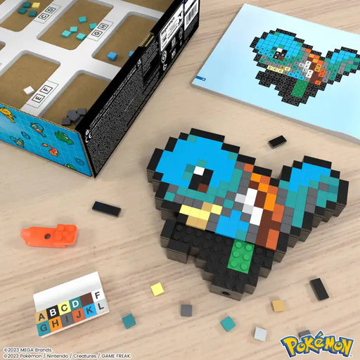 Mega Construx: Pokémon - Squirtle Pixel Art - Construction Set - ADLR Poké-Shop