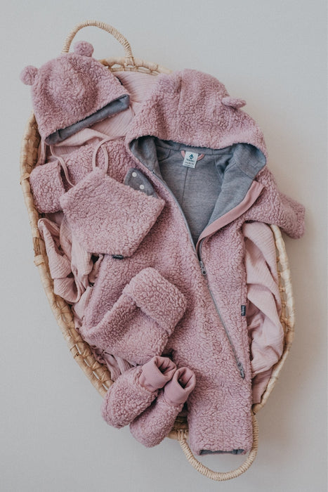 Merino Wool Lined Baby Overall TEDDY