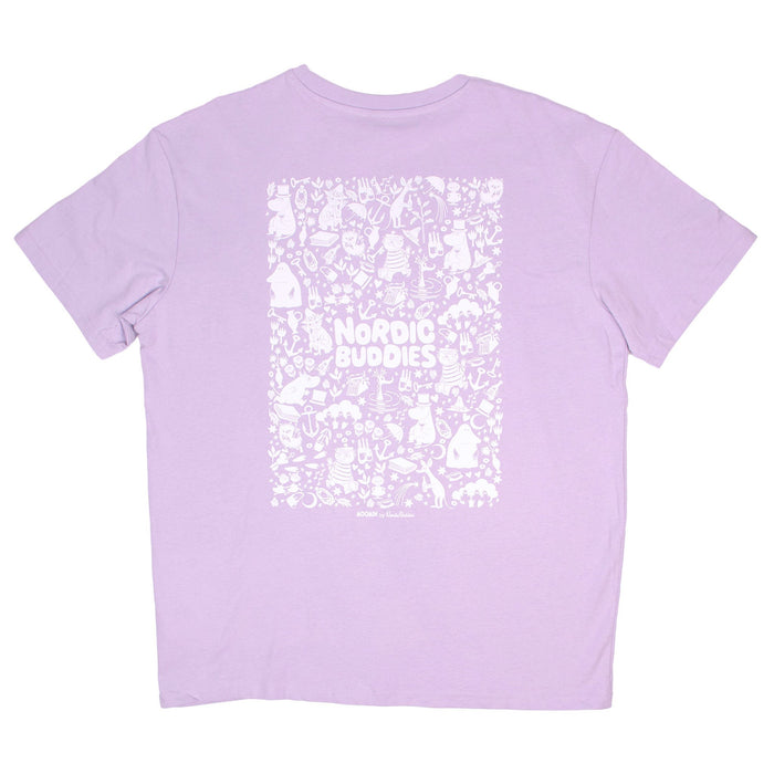 Moomin Heavy Unisex T-shirt - Lilac