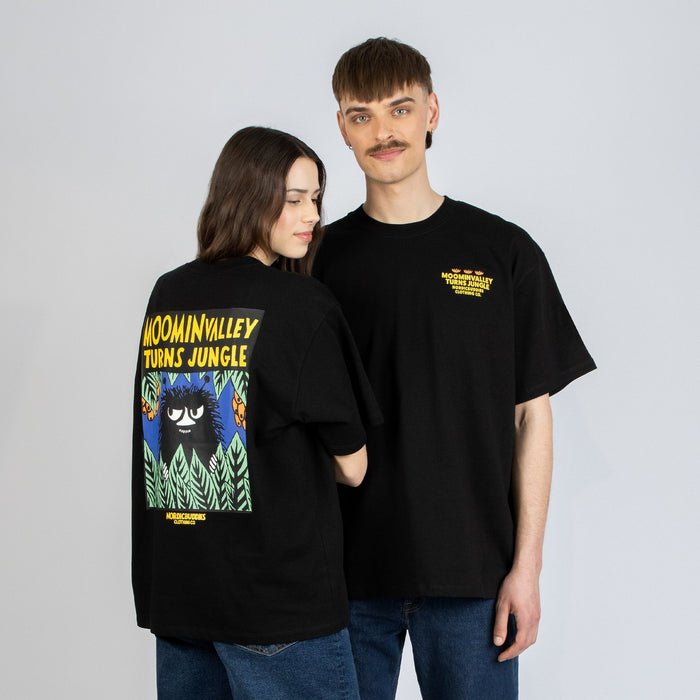 Moomin Jungle Heavy Unisex T-shirt - Black