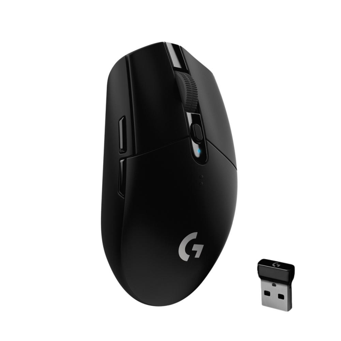Logitech G305/G304 Lightspeed Wireless (Sort/Hvid) - Trådløs Mus