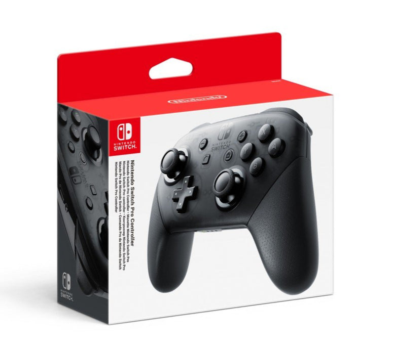 Nintendo Switch Pro Controller - Black/Sort - Original (Refurbished)