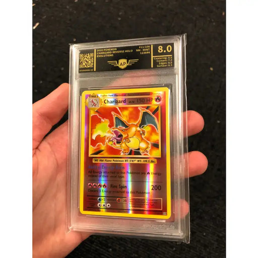 Pokemon Evolutions: Charizard Reverse Holo #11, 2016 - AP 8, NM-Mint - ADLR Poké-Shop