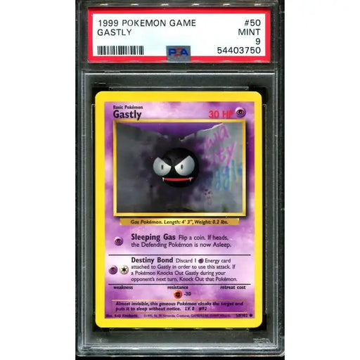 Pokemon: Gastly #50 1999 - PSA 9 Mint