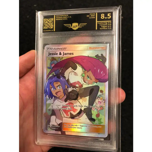 Pokemon Hidden Fates: Jessie & James #68, 2019- AP 8.5, NM-Mint - ADLR Poké-Shop