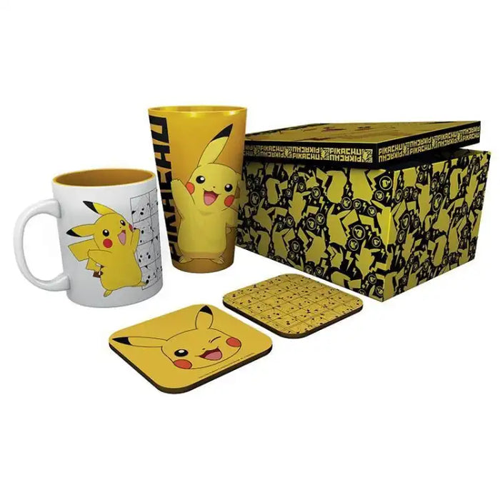 Pokemon: Pikachu Glas + Krus - Eksklusiv gaveæske