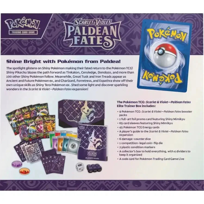 Pokemon S&V: Paldean Fates Elite Trainer Box - ADLR Poké-Shop