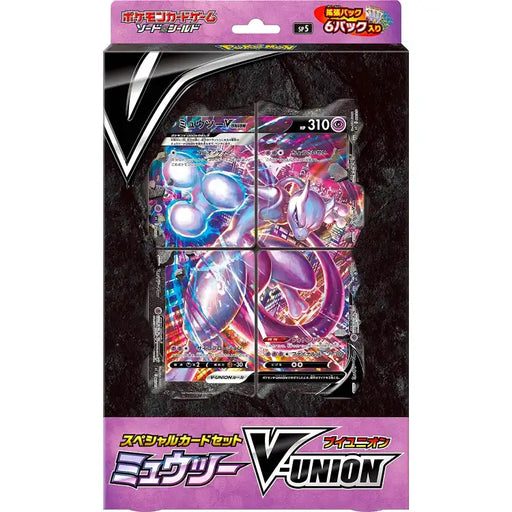 Pokemon SWSH: Mewtwo V-UNION, Japansk 6 Pack-Special Card Set - ADLR Poké-Shop