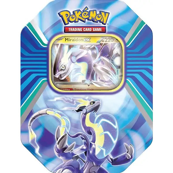 Pokémon TCG: Paldea Legends Tin - Miraidon ex - Samlekort