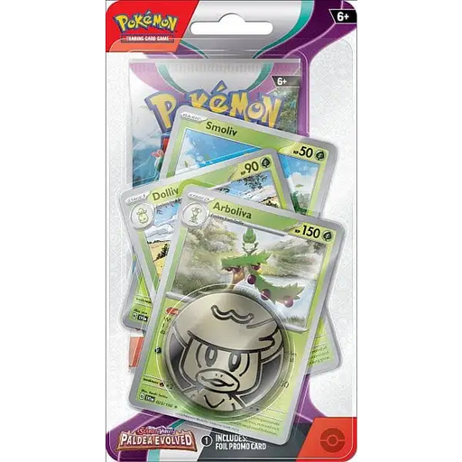 Pokémon TCG: Scarlet & Violet Paldea Evolved - Premium Checklane Blister - Arboliva Evolution Line Samlekort Pokémon 